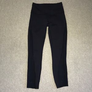 High rise lululemon leggings, 7/8
